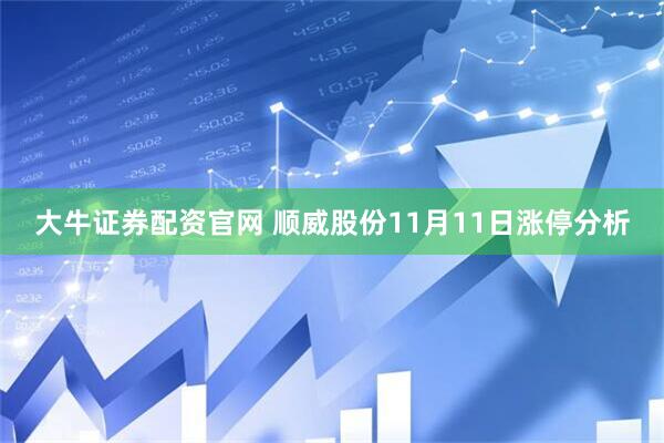 大牛证券配资官网 顺威股份11月11日涨停分析